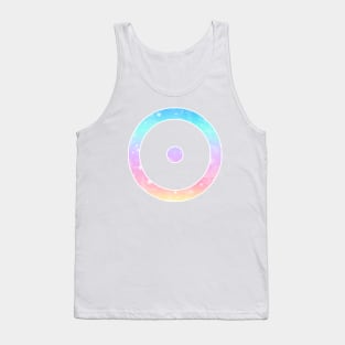 The Sun Planet Symbol in Magical Unicorn Colors Tank Top